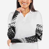 New Zealand Rugby Pacific Personalised Arm Sleeves All Black Maori Pasifika Fern Pattern - Polynesian Pride