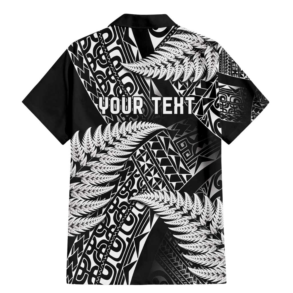 New Zealand Rugby Pacific Personalised Family Matching Mermaid Dress and Hawaiian Shirt All Black Maori Pasifika Fern Pattern