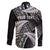 New Zealand Rugby Pacific Personalised Family Matching Puletasi and Hawaiian Shirt All Black Maori Pasifika Fern Pattern