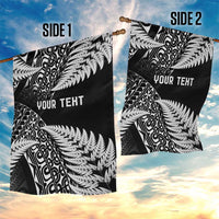 New Zealand Rugby Pacific Personalised Garden Flag All Black Maori Pasifika Fern Pattern