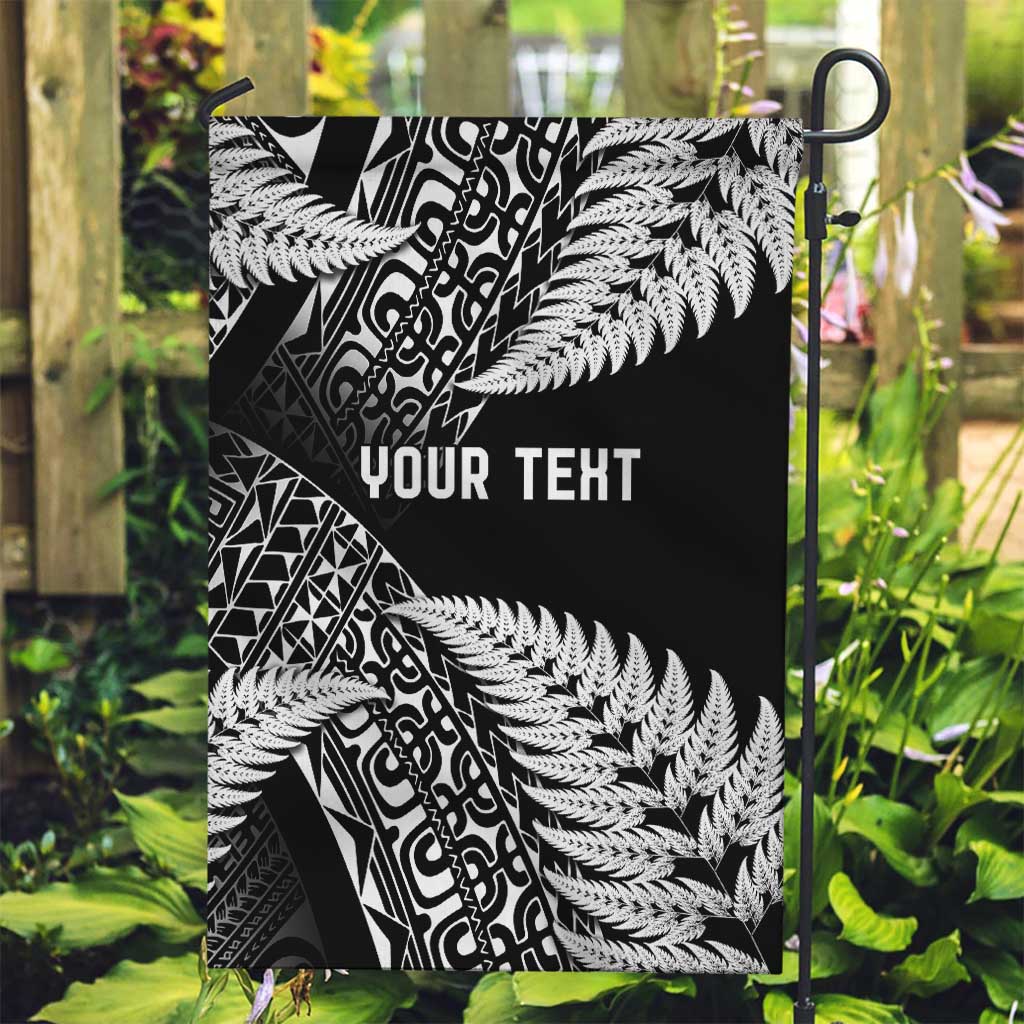 New Zealand Rugby Pacific Personalised Garden Flag All Black Maori Pasifika Fern Pattern