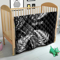 New Zealand Rugby Pacific Personalised Quilt All Black Maori Pasifika Fern Pattern