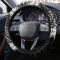 New Zealand Rugby Pacific Steering Wheel Cover All Black Maori Pasifika Fern Pattern