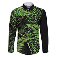 New Zealand Rugby Pacific Personalised Family Matching Puletasi and Hawaiian Shirt All Lime Maori Pasifika Fern Pattern