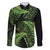 New Zealand Rugby Pacific Personalised Family Matching Puletasi and Hawaiian Shirt All Lime Maori Pasifika Fern Pattern