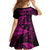 New Zealand Rugby Pacific Personalised Family Matching Puletasi and Hawaiian Shirt All Pink Maori Pasifika Fern Pattern