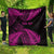 New Zealand Rugby Pacific Personalised Quilt All Pink Maori Pasifika Fern Pattern