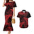 New Zealand Rugby Pacific Personalised Couples Matching Mermaid Dress and Hawaiian Shirt All Red Maori Pasifika Fern Pattern