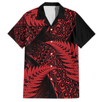 New Zealand Rugby Pacific Personalised Family Matching Puletasi and Hawaiian Shirt All Red Maori Pasifika Fern Pattern