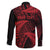 New Zealand Rugby Pacific Personalised Family Matching Puletasi and Hawaiian Shirt All Red Maori Pasifika Fern Pattern