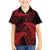 New Zealand Rugby Pacific Personalised Family Matching Puletasi and Hawaiian Shirt All Red Maori Pasifika Fern Pattern