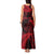 New Zealand Rugby Pacific Personalised Tank Maxi Dress All Red Maori Pasifika Fern Pattern