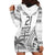 Custom Fiji Rugby Hoodie Dress Polynesian Fijian Masi Palm Tree