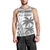 Custom Fiji Rugby Men Tank Top Polynesian Fijian Masi Palm Tree