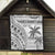 Custom Fiji Rugby Quilt Polynesian Fijian Masi Palm Tree