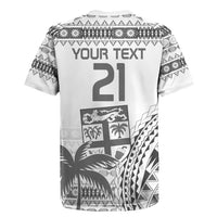Custom Fiji Rugby Rugby Jersey Polynesian Fijian Masi Palm Tree