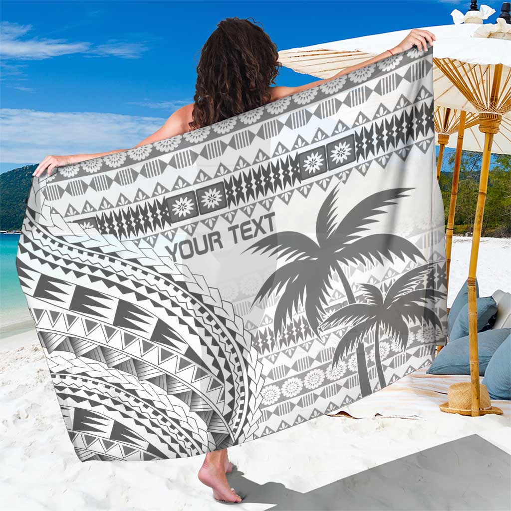 Custom Fiji Rugby Sarong Polynesian Fijian Masi Palm Tree