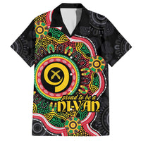 Vanuatu Personalised Hawaiian Shirt Aboriginal Dot Paitnting LT9 Black - Polynesian Pride