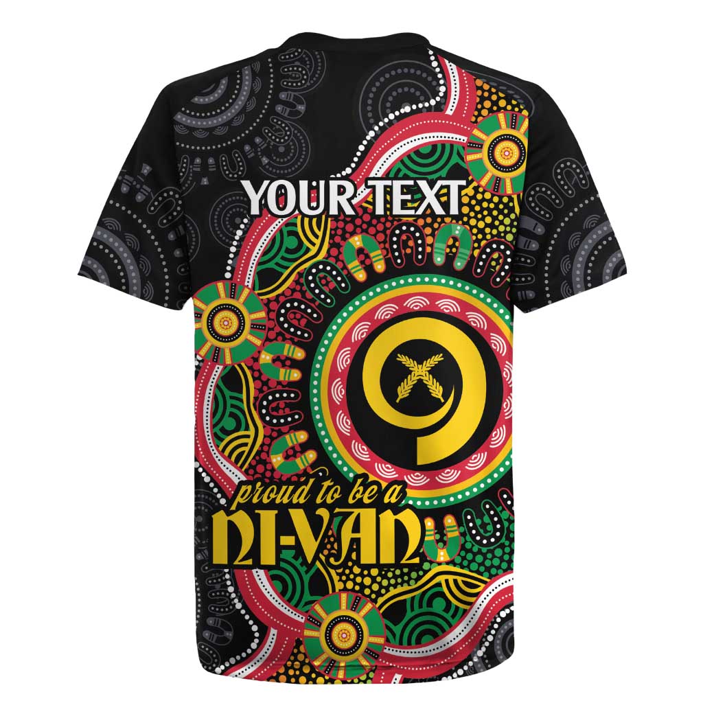 Vanuatu Personalised Rugby Jersey Aboriginal Dot Paitnting LT9 - Polynesian Pride