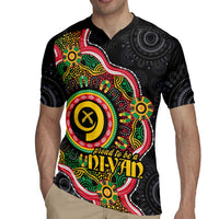 Vanuatu Personalised Rugby Jersey Aboriginal Dot Paitnting LT9 - Polynesian Pride