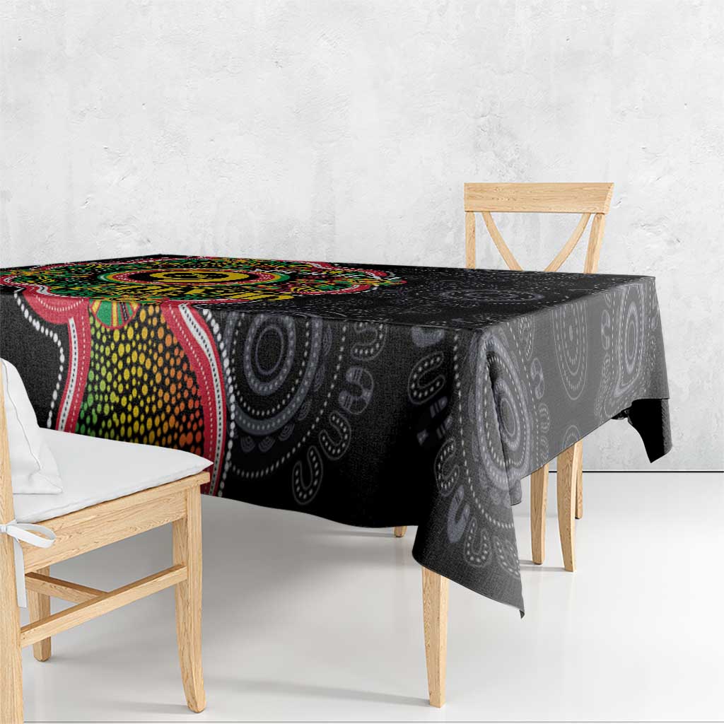 Vanuatu Personalised Tablecloth Aboriginal Dot Paitnting LT9 - Polynesian Pride