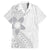 Lotu Tamaiti White Sunday Hawaiian Shirt Pacific Plumeria Flowers - White Version