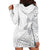 Lotu Tamaiti White Sunday Hoodie Dress Pacific Plumeria Flowers - White Version