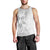 Lotu Tamaiti White Sunday Men Tank Top Pacific Plumeria Flowers - White Version