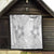 Lotu Tamaiti White Sunday Quilt Pacific Plumeria Flowers - White Version