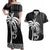 Custom Fiji New Zealand Rugby Couples Matching Off Shoulder Maxi Dress and Hawaiian Shirt Make History Together