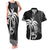 Custom Fiji New Zealand Rugby Couples Matching Tank Maxi Dress and Hawaiian Shirt Make History Together