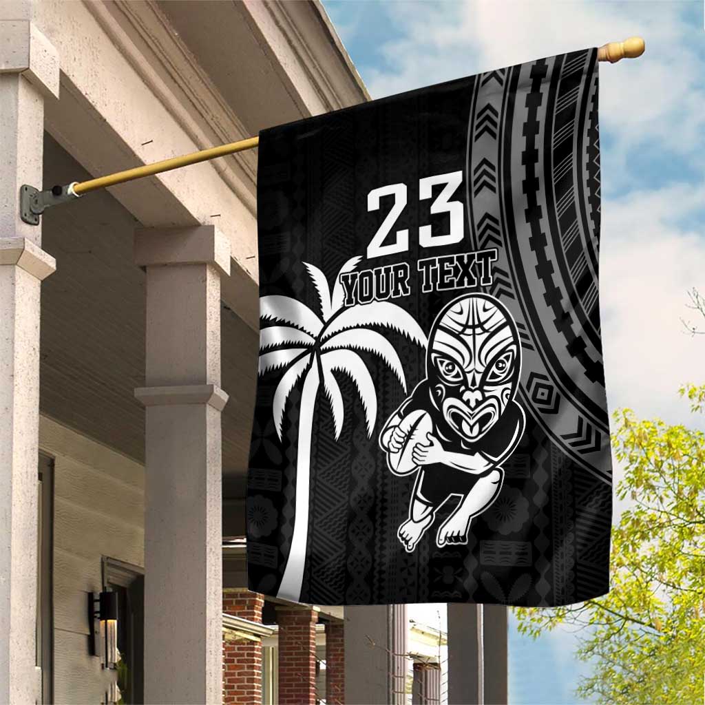 Custom Fiji New Zealand Rugby Garden Flag Make History Together