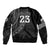 Custom Fiji New Zealand Rugby Sleeve Zip Bomber Jacket Make History Together