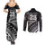 Custom Fiji New Zealand Rugby Couples Matching Summer Maxi Dress and Long Sleeve Button Shirt Cibi Dance with Black Fern