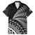 Custom Fiji New Zealand Rugby Family Matching Mermaid Dress and Hawaiian Shirt Cibi Dance with Black Fern