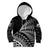 Custom Fiji New Zealand Rugby Kid Hoodie Cibi Dance with Black Fern