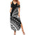 Custom Fiji New Zealand Rugby Summer Maxi Dress Cibi Dance with Black Fern