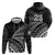 Custom Fiji New Zealand Rugby Zip Hoodie Cibi Dance with Black Fern