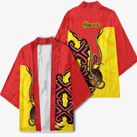 Personalised Papua New Guinea Oro Necklace Kimono Gold Melanesia Traditional Pattern