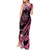 Polynesian Floral Butterfly Tank Maxi Dress Breast Cancer Pink Ribbon LT9 - Polynesian Pride