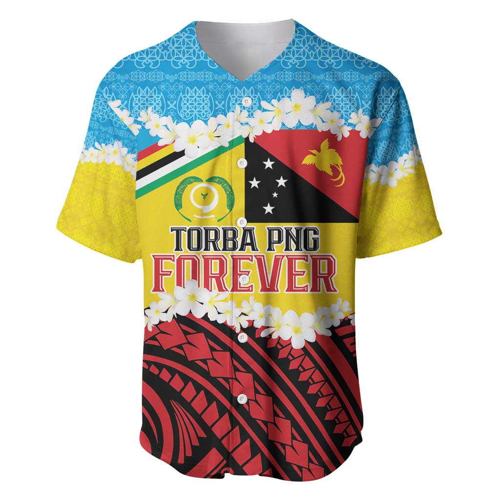 Personalised Torba PNG Forever Baseball Jersey Polynesian Sand Art - Polynesian Pride