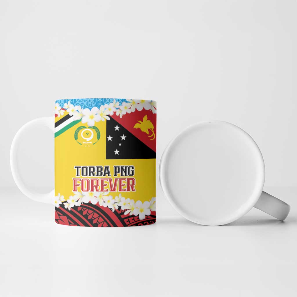 Personalised Torba PNG Forever Ceramic Mug Polynesian Sand Art - Polynesian Pride