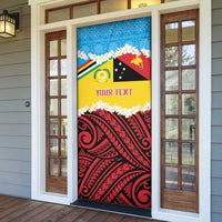 Personalised Torba PNG Forever Door Cover Polynesian Sand Art - Polynesian Pride