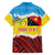 Personalised Torba PNG Forever Family Matching Off The Shoulder Long Sleeve Dress and Hawaiian Shirt Polynesian Sand Art - Polynesian Pride