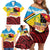 Personalised Torba PNG Forever Family Matching Off Shoulder Short Dress and Hawaiian Shirt Polynesian Sand Art - Polynesian Pride