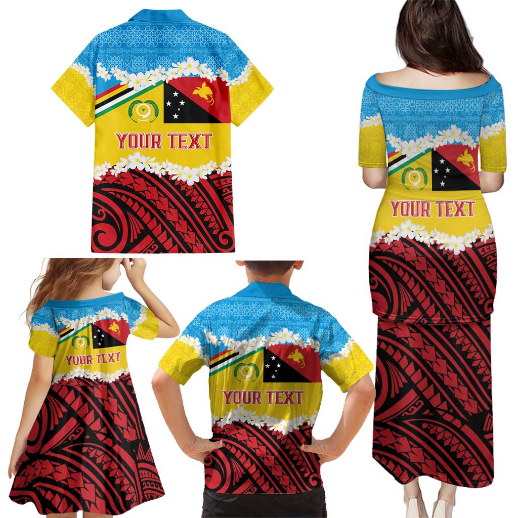 Personalised Torba PNG Forever Family Matching Puletasi and Hawaiian Shirt Polynesian Sand Art - Polynesian Pride