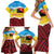 Personalised Torba PNG Forever Family Matching Short Sleeve Bodycon Dress and Hawaiian Shirt Polynesian Sand Art - Polynesian Pride