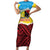Personalised Torba PNG Forever Family Matching Short Sleeve Bodycon Dress and Hawaiian Shirt Polynesian Sand Art - Polynesian Pride