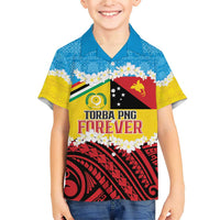 Personalised Torba PNG Forever Family Matching Short Sleeve Bodycon Dress and Hawaiian Shirt Polynesian Sand Art - Polynesian Pride