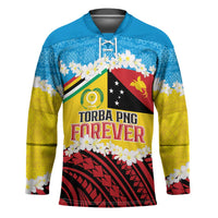 Personalised Torba PNG Forever Hockey Jersey Polynesian Sand Art - Polynesian Pride